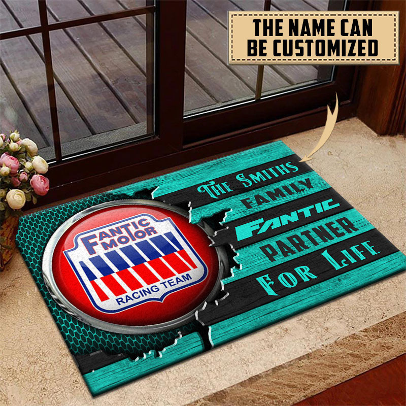 Fantic Doormat Custom Name, Multicolor - Famjoys Fantic Doormat Custom Name, Multicolor - Famjoys