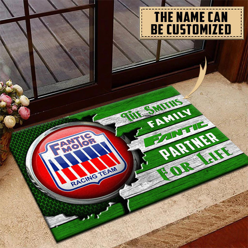 Fantic Doormat Custom Name, Multicolor - Famjoys Fantic Doormat Custom Name, Multicolor - Famjoys