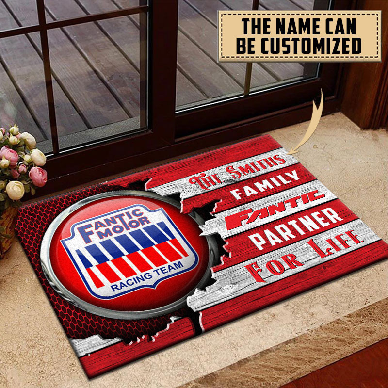 Fantic Doormat Custom Name, Multicolor - Famjoys Fantic Doormat Custom Name, Multicolor - Famjoys