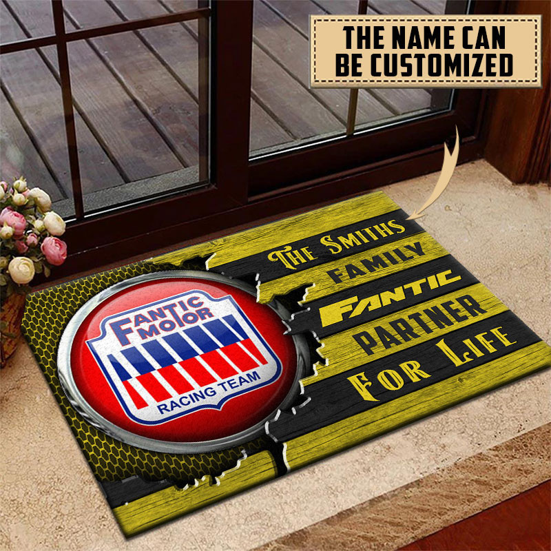 Fantic Doormat Custom Name, Multicolor - Famjoys Fantic Doormat Custom Name, Multicolor - Famjoys