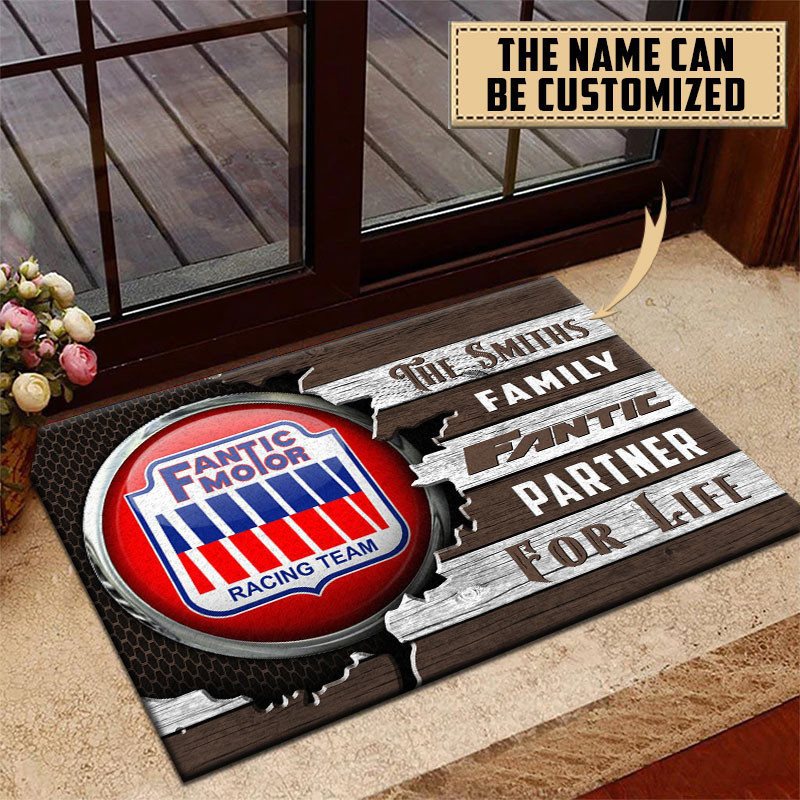 Fantic Doormat Custom Name, Multicolor - Famjoys Fantic Doormat Custom Name, Multicolor - Famjoys