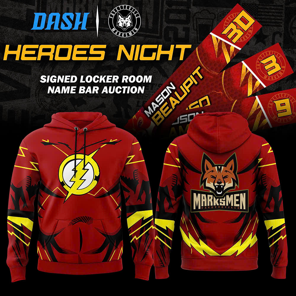 Fayetteville Marksmen Heroes Night Hoodie 2025 - Famjoys Fayetteville Marksmen Heroes Night Hoodie 2025 - Famjoys