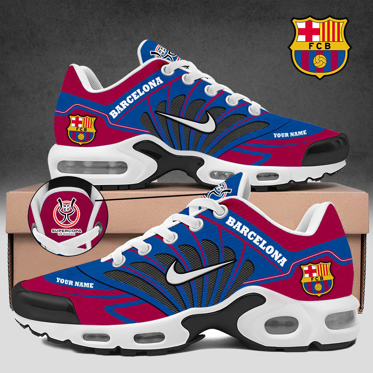FC Barcelona Campions Shoes - Famjoys FC Barcelona Campions Shoes - Famjoys