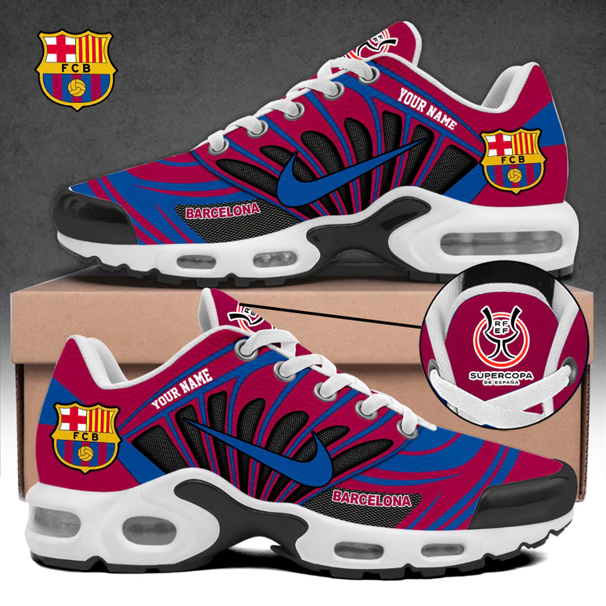 FC Barcelona Campions Shoes - Famjoys FC Barcelona Campions Shoes - Famjoys