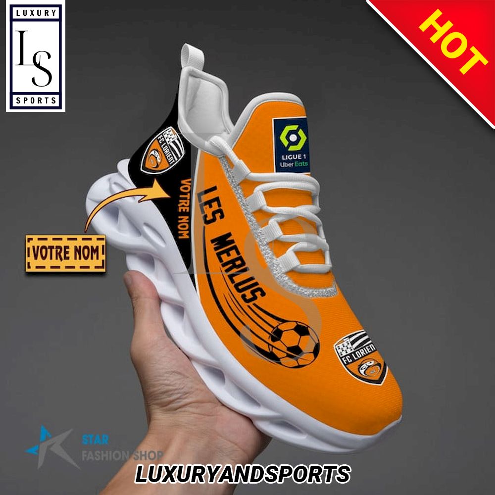 FC Lorient Ligue 1 Custom Name Max Soul Shoes - Famjoys FC Lorient Ligue 1 Custom Name Max Soul Shoes - Famjoys