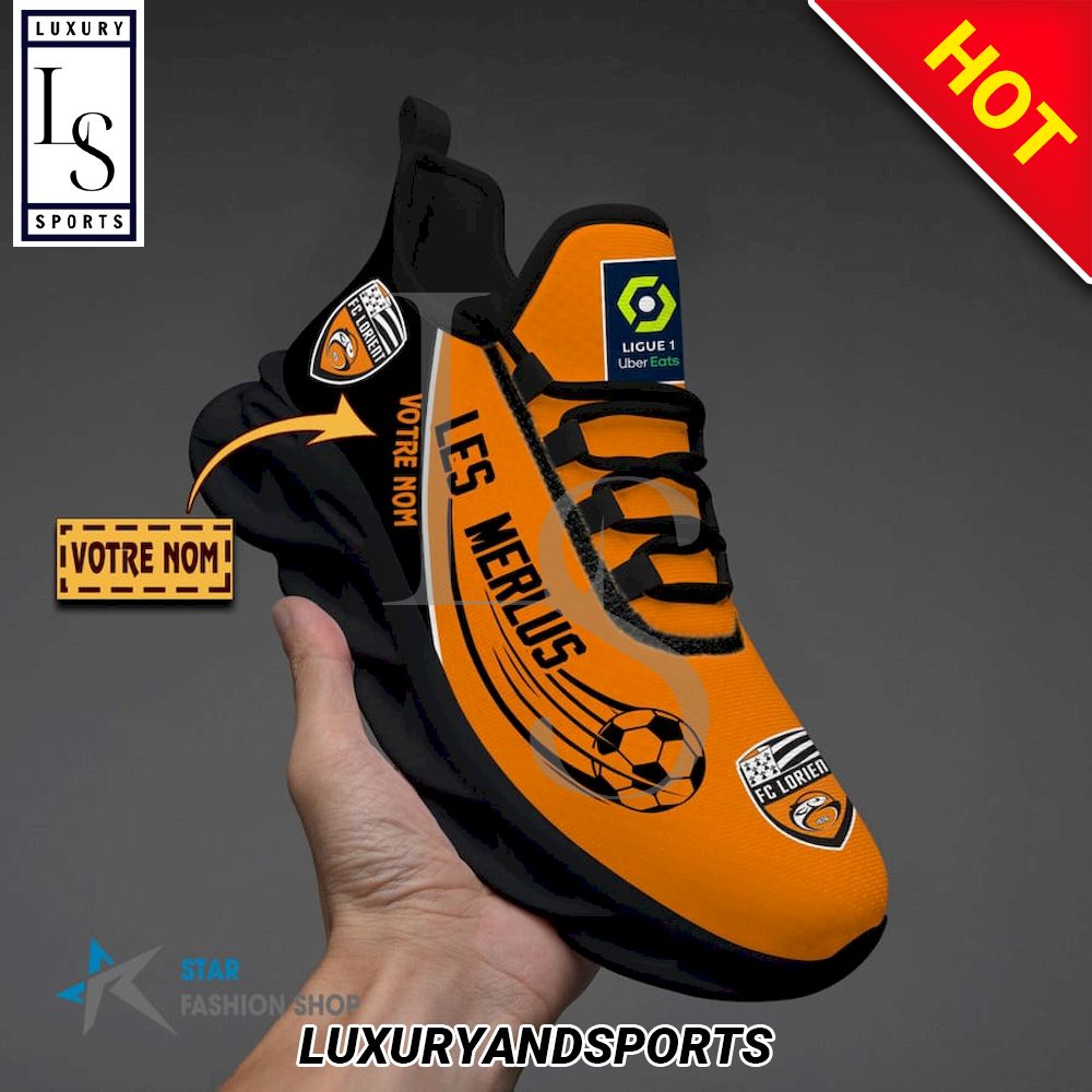 FC Lorient Ligue 1 Custom Name Max Soul Shoes - Famjoys FC Lorient Ligue 1 Custom Name Max Soul Shoes - Famjoys