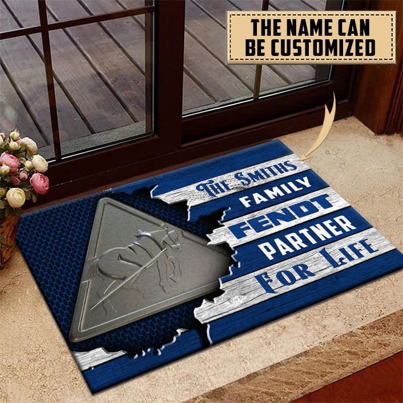 Fendt Doormat Custom Name, Multicolor - Famjoys Fendt Doormat Custom Name, Multicolor - Famjoys