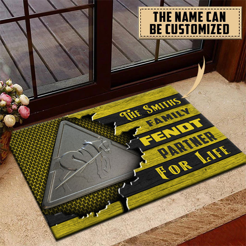 Fendt Doormat Custom Name, Multicolor - Famjoys Fendt Doormat Custom Name, Multicolor - Famjoys