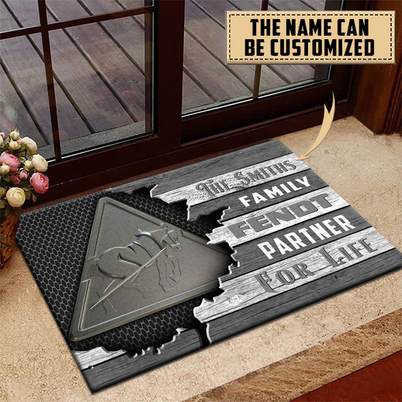Fendt Doormat Custom Name, Multicolor - Famjoys Fendt Doormat Custom Name, Multicolor - Famjoys