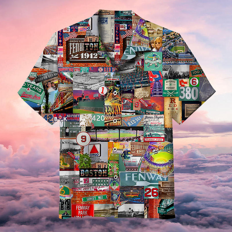 Fenway One Of The Most Famous Baseball Stadiums In The United States- Hawaiian Shirt - Famjoys Fenway One Of The Most Famous Baseball Stadiums In The United States- Hawaiian Shirt - Famjoys