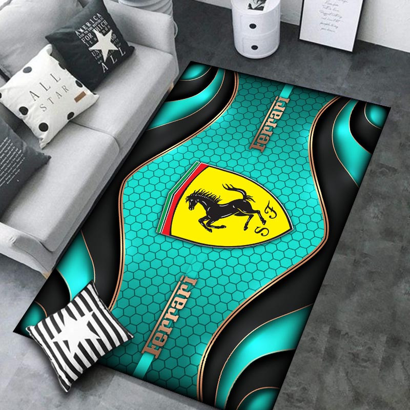 Ferrari Area Rugs 3906 Multicolor - Famjoys Ferrari Area Rugs 3906 Multicolor - Famjoys