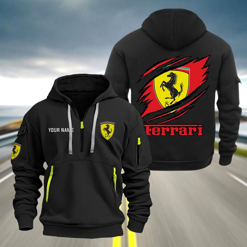 Ferrari Heavy Hoodie - Famjoys Ferrari Heavy Hoodie - Famjoys