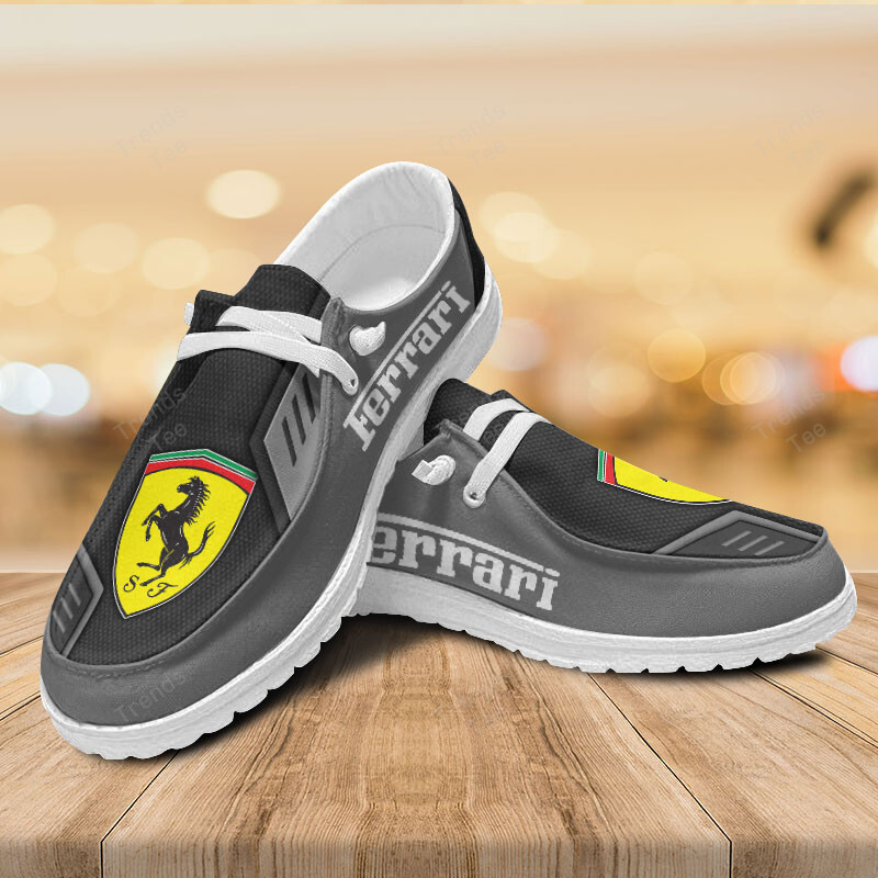 Ferrari Personalized Hey Dude Sports Shoes Custom Name Design Perfect Gift For Fans - Famjoys Ferrari Personalized Hey Dude Sports Shoes Custom Name Design Perfect Gift For Fans - Famjoys