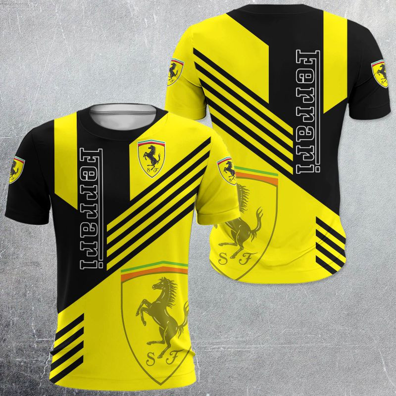 Ferrari Printing T-Shirt, Polo, Hoodie, Zip, Bomber 025 - Famjoys Ferrari Printing T-Shirt, Polo, Hoodie, Zip, Bomber 025 - Famjoys