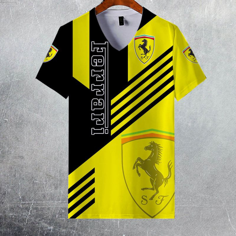 Ferrari Printing T-Shirt, Polo, Hoodie, Zip, Bomber 025 - Famjoys Ferrari Printing T-Shirt, Polo, Hoodie, Zip, Bomber 025 - Famjoys