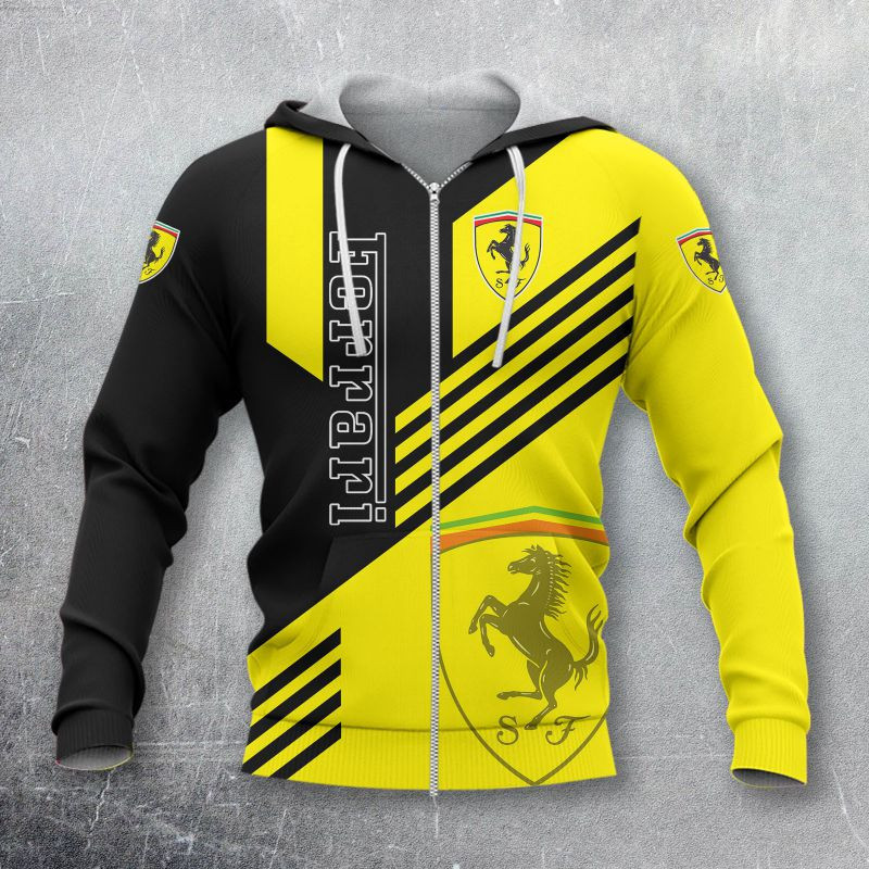 Ferrari Printing T-Shirt, Polo, Hoodie, Zip, Bomber 025 - Famjoys Ferrari Printing T-Shirt, Polo, Hoodie, Zip, Bomber 025 - Famjoys