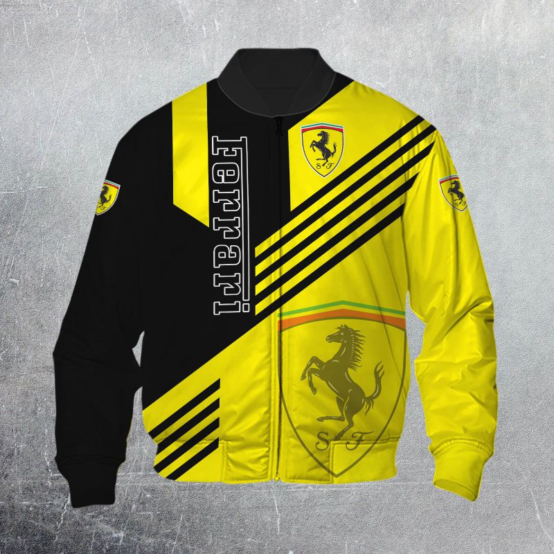 Ferrari Printing T-Shirt, Polo, Hoodie, Zip, Bomber 025 - Famjoys Ferrari Printing T-Shirt, Polo, Hoodie, Zip, Bomber 025 - Famjoys