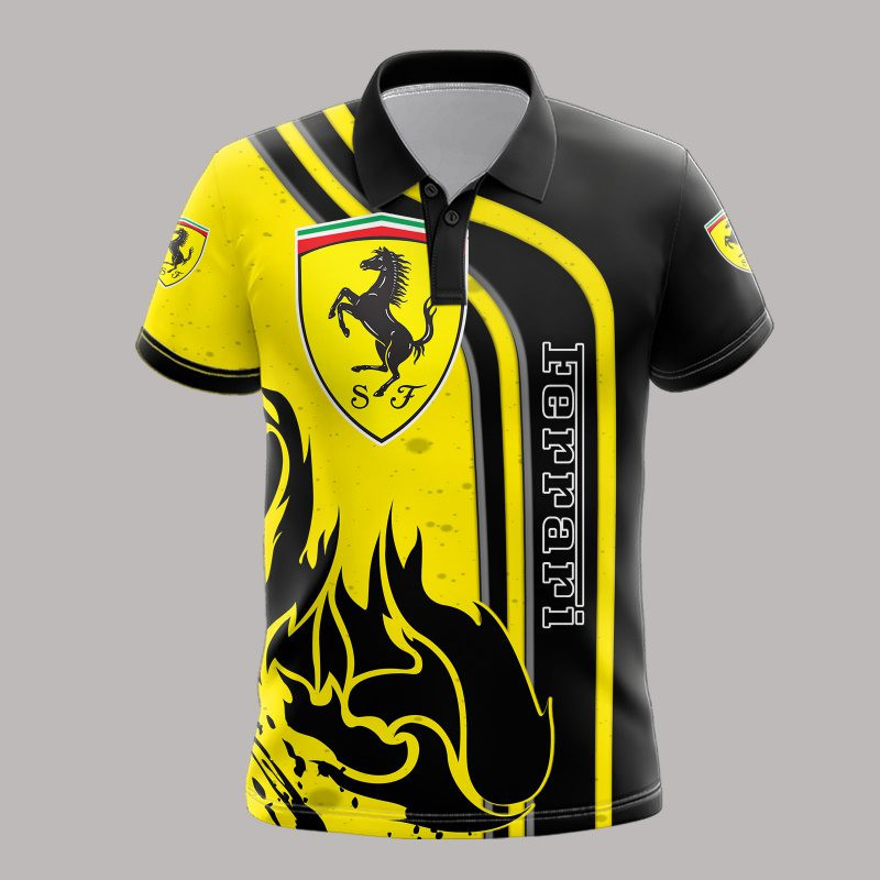 Ferrari Printing T-Shirt, Polo, Hoodie, Zip, Bomber 9804 - Famjoys Ferrari Printing T-Shirt, Polo, Hoodie, Zip, Bomber 9804 - Famjoys