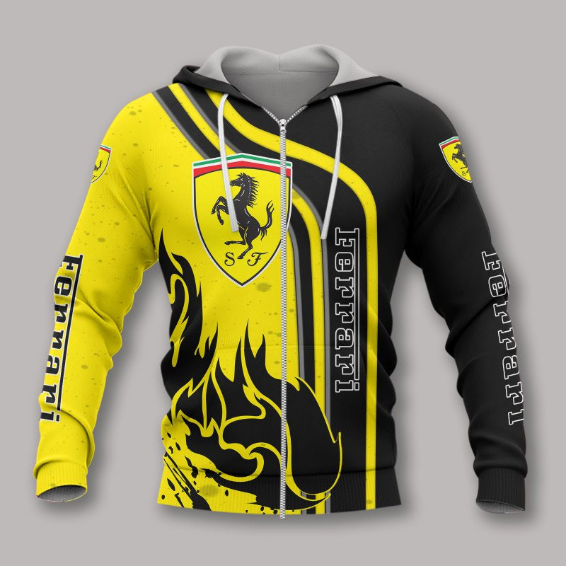 Ferrari Printing T-Shirt, Polo, Hoodie, Zip, Bomber 9804 - Famjoys Ferrari Printing T-Shirt, Polo, Hoodie, Zip, Bomber 9804 - Famjoys