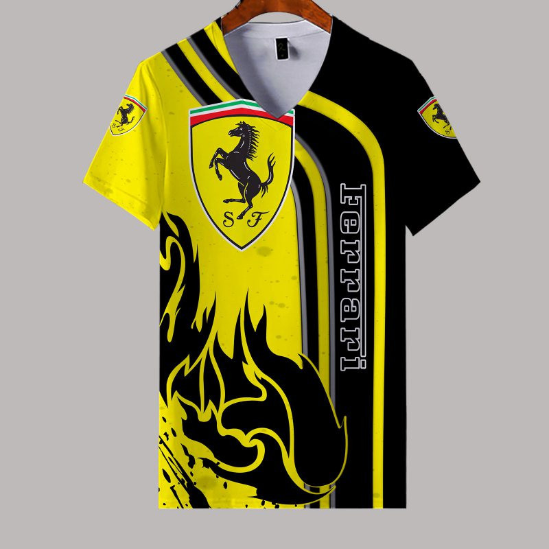 Ferrari Printing T-Shirt, Polo, Hoodie, Zip, Bomber 9804 - Famjoys Ferrari Printing T-Shirt, Polo, Hoodie, Zip, Bomber 9804 - Famjoys
