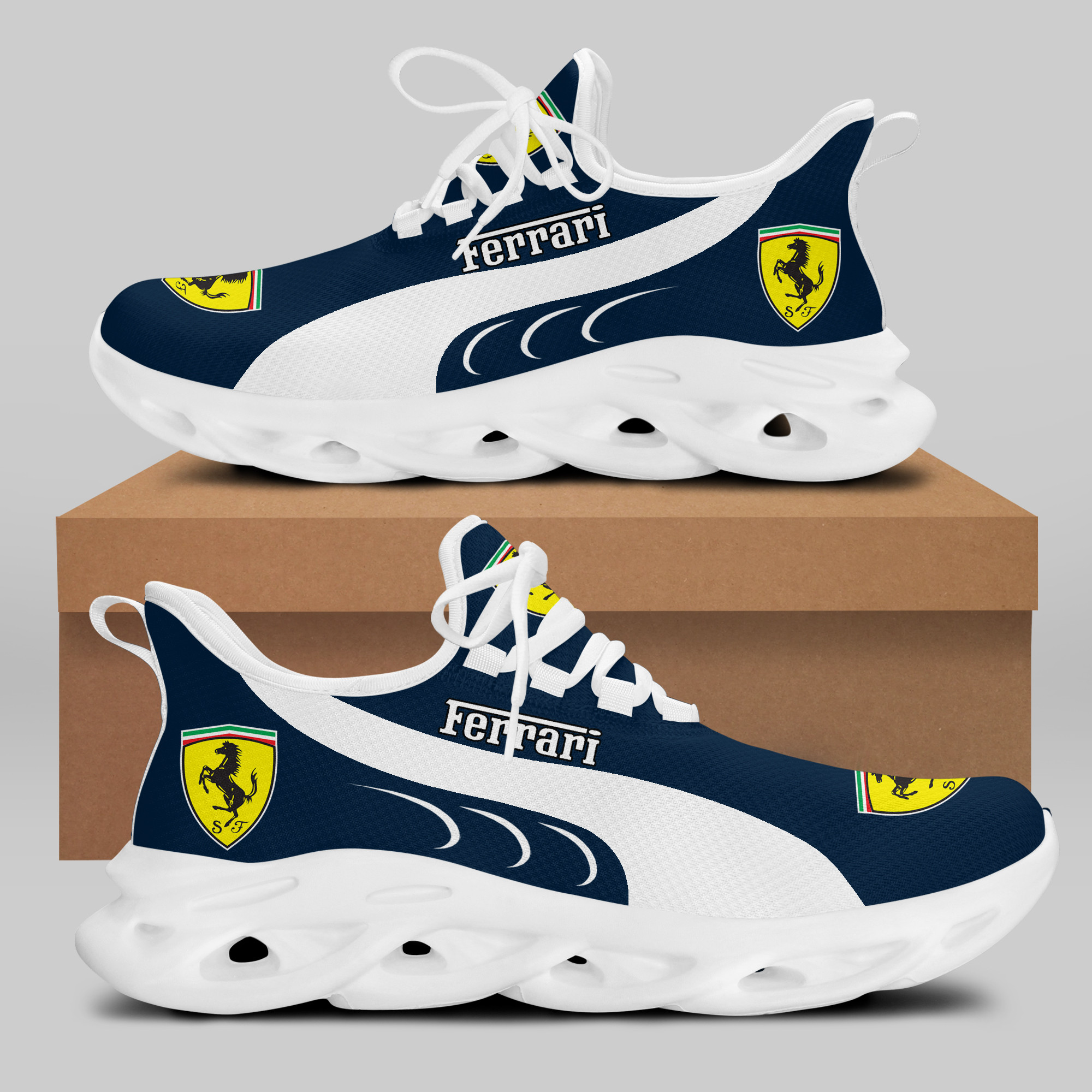 Ferrari Sneaker Running Shoes Ver 11 - Famjoys Ferrari Sneaker Running Shoes Ver 11 - Famjoys