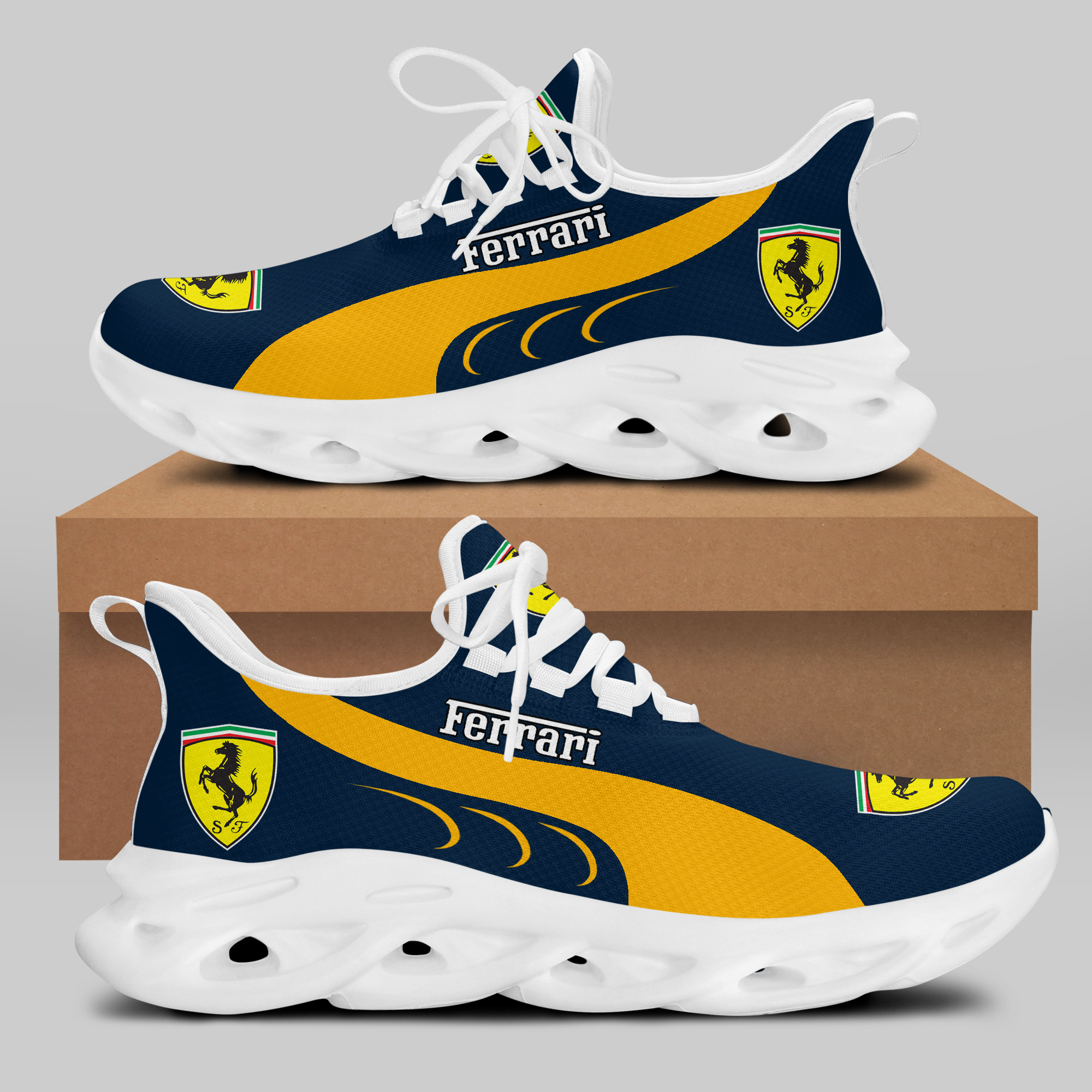 Ferrari Sneaker Running Shoes Ver 12 - Famjoys Ferrari Sneaker Running Shoes Ver 12 - Famjoys