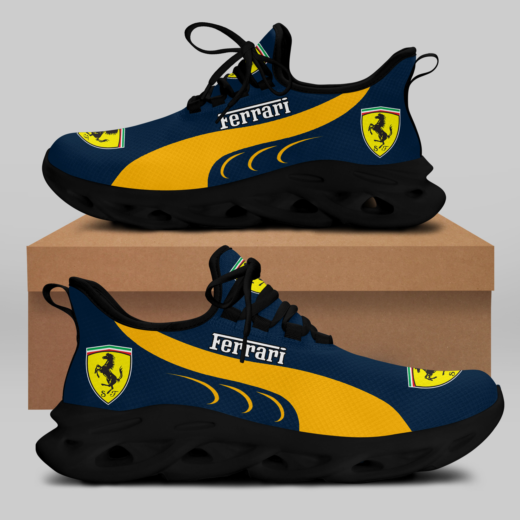 Ferrari Sneaker Running Shoes Ver 12 - Famjoys Ferrari Sneaker Running Shoes Ver 12 - Famjoys