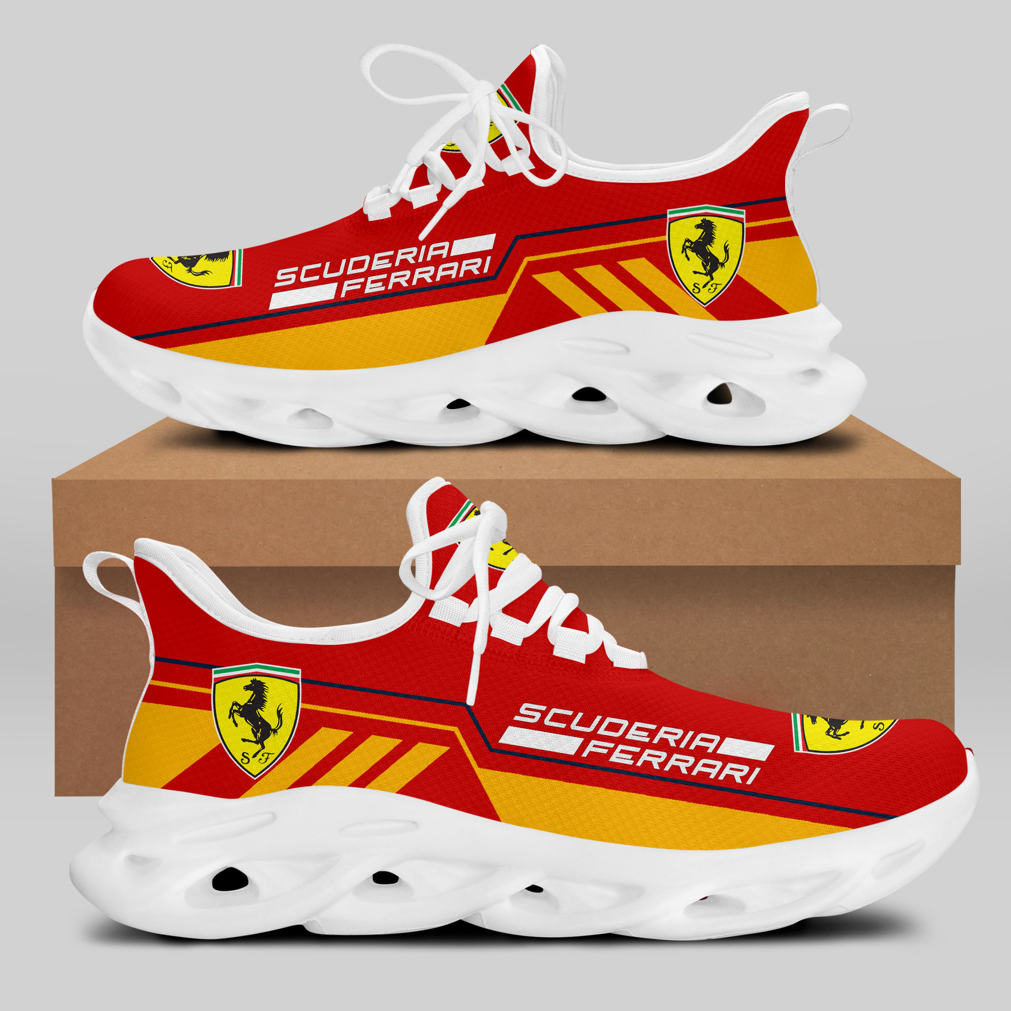 Ferrari Sneaker Running Shoes Ver 16 - Famjoys Ferrari Sneaker Running Shoes Ver 16 - Famjoys