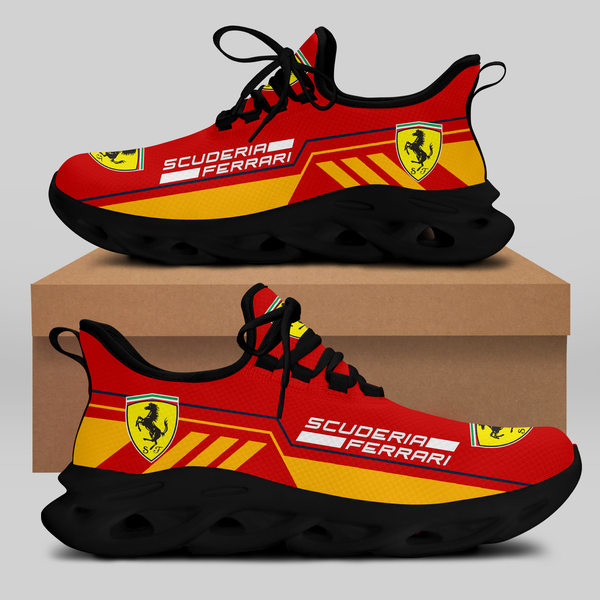 Ferrari Sneaker Running Shoes Ver 16 - Famjoys Ferrari Sneaker Running Shoes Ver 16 - Famjoys