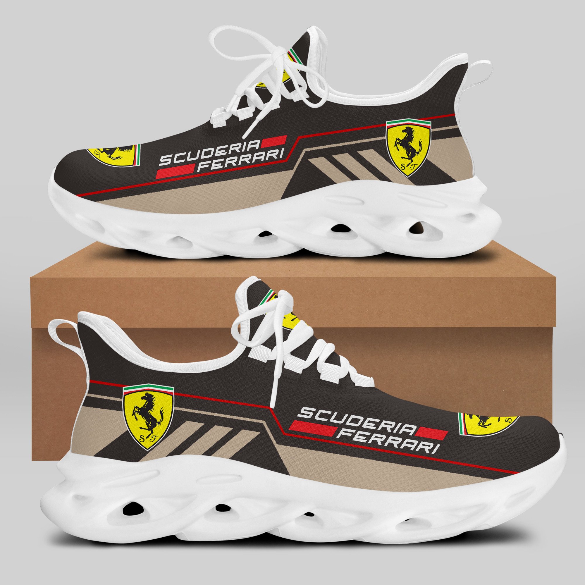 Ferrari Sneaker Running Shoes Ver 18 - Famjoys Ferrari Sneaker Running Shoes Ver 18 - Famjoys