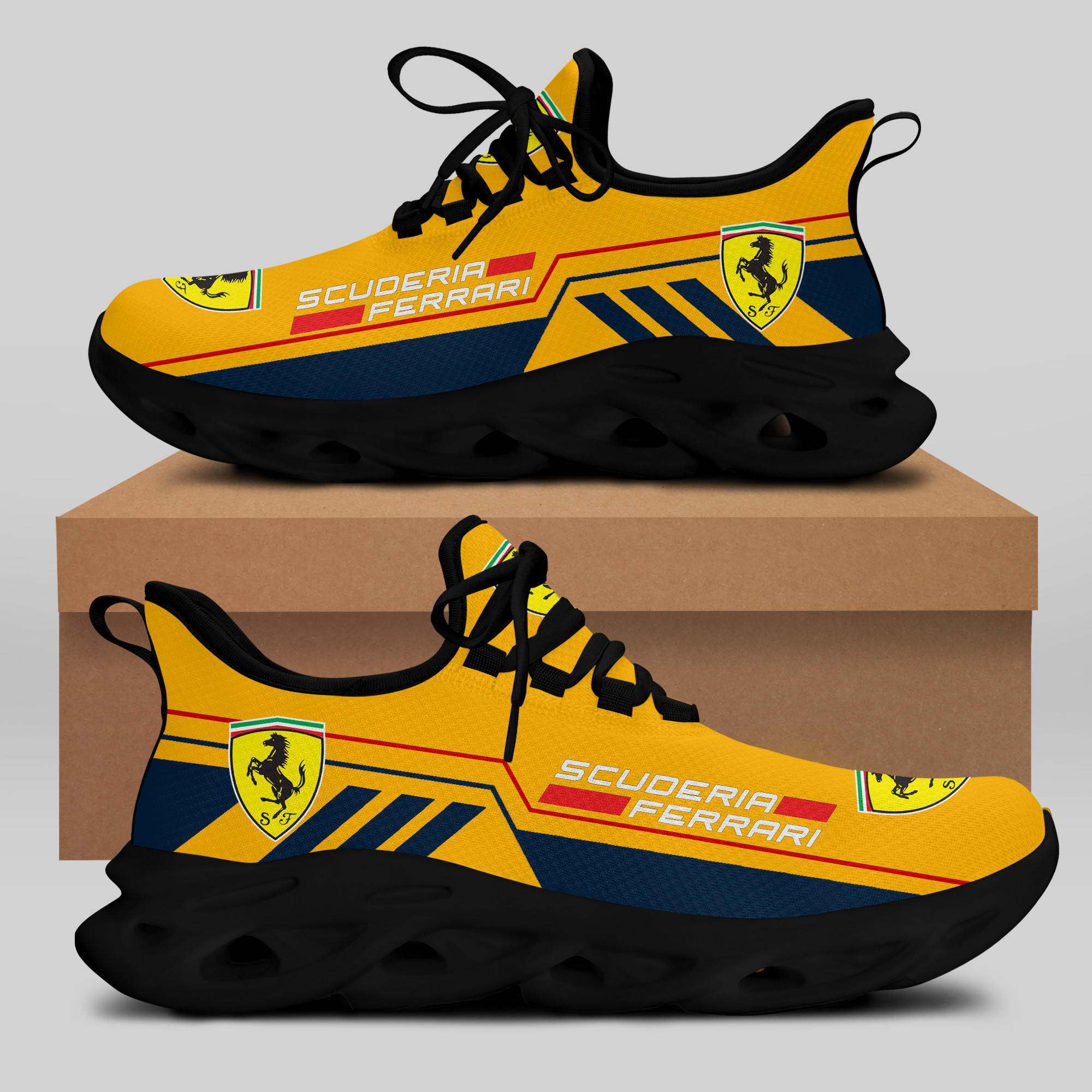 Ferrari Sneaker Running Shoes Ver 19 - Famjoys Ferrari Sneaker Running Shoes Ver 19 - Famjoys