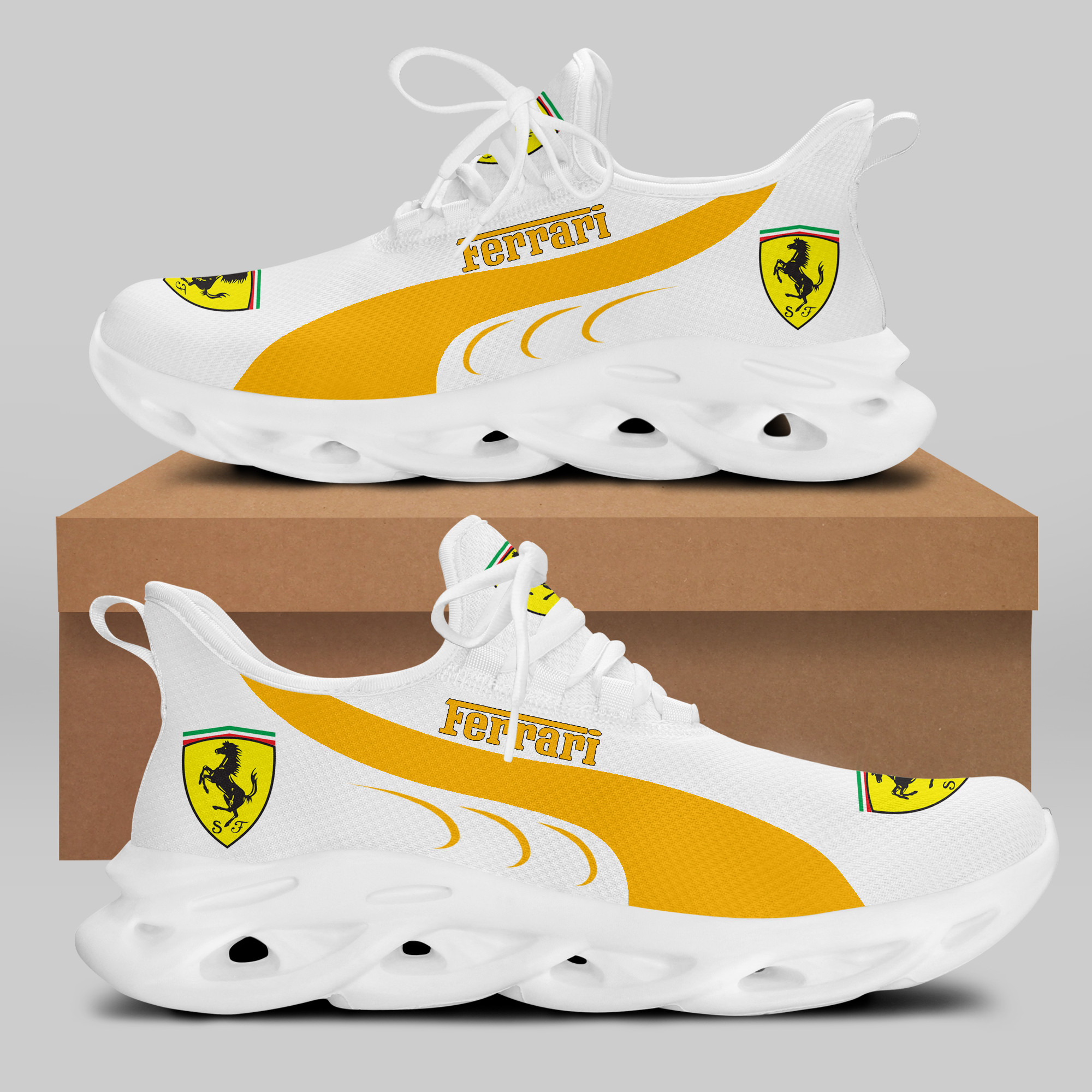 Ferrari Sneaker Running Shoes Ver 21 - Famjoys Ferrari Sneaker Running Shoes Ver 21 - Famjoys