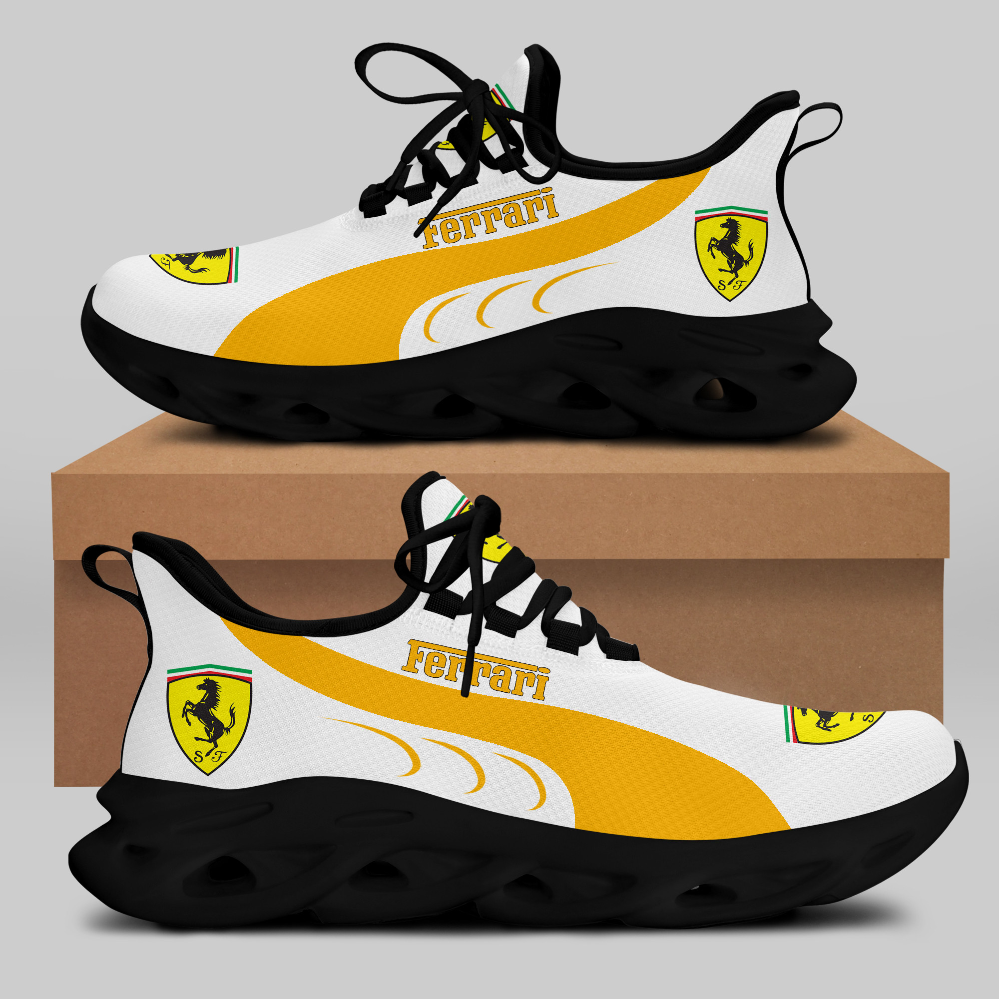 Ferrari Sneaker Running Shoes Ver 21 - Famjoys Ferrari Sneaker Running Shoes Ver 21 - Famjoys