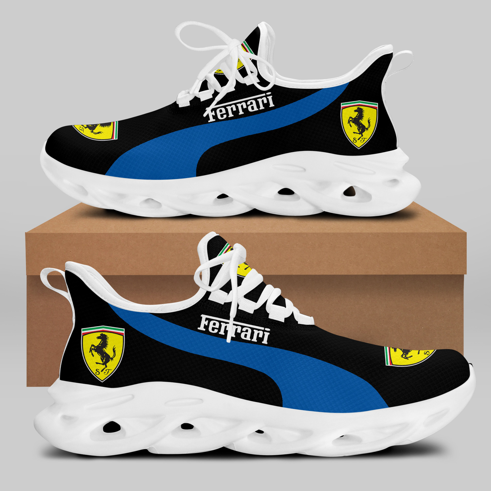 Ferrari Sneaker Running Shoes Ver 24 - Famjoys Ferrari Sneaker Running Shoes Ver 24 - Famjoys