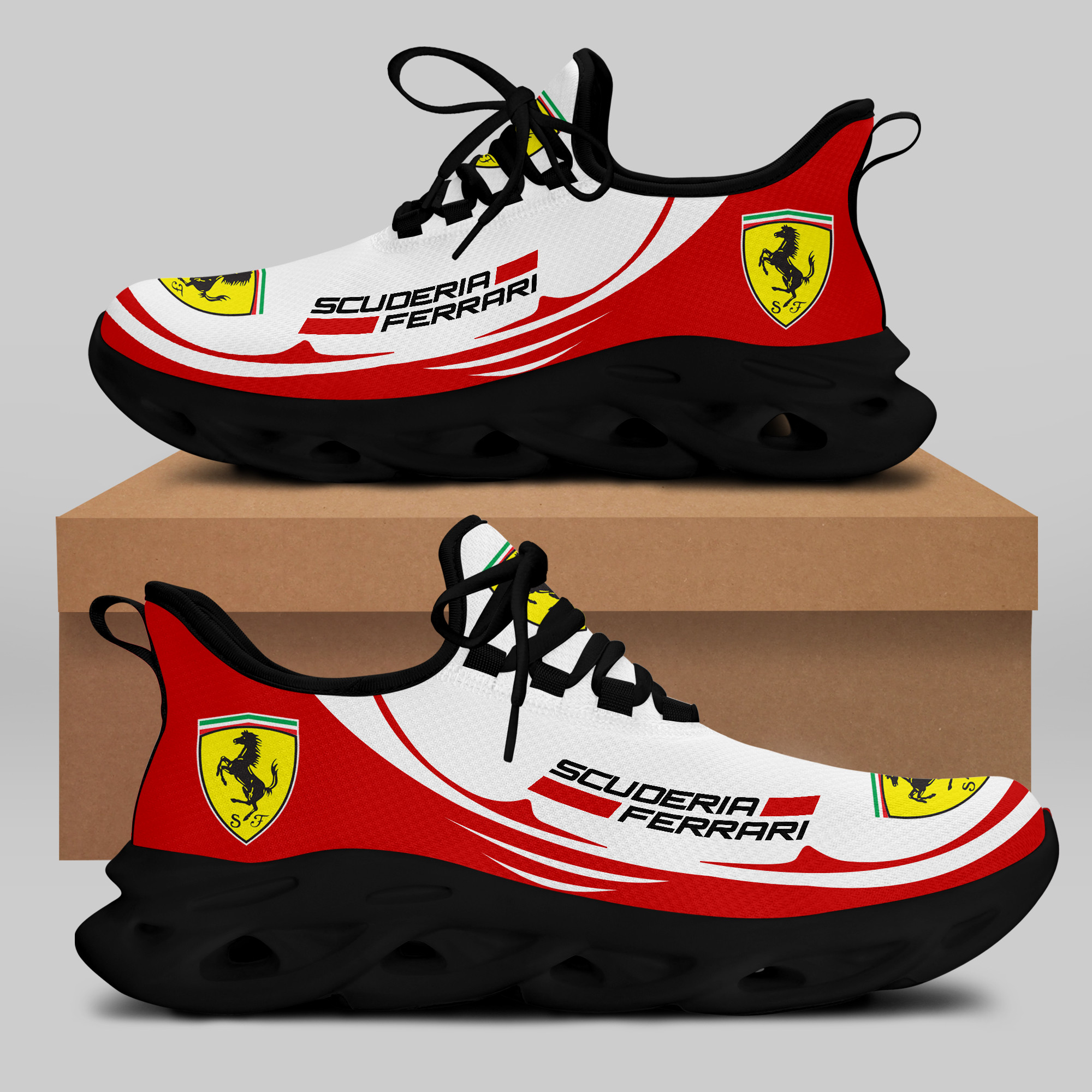 Ferrari Sneaker Running Shoes Ver 25 - Famjoys Ferrari Sneaker Running Shoes Ver 25 - Famjoys
