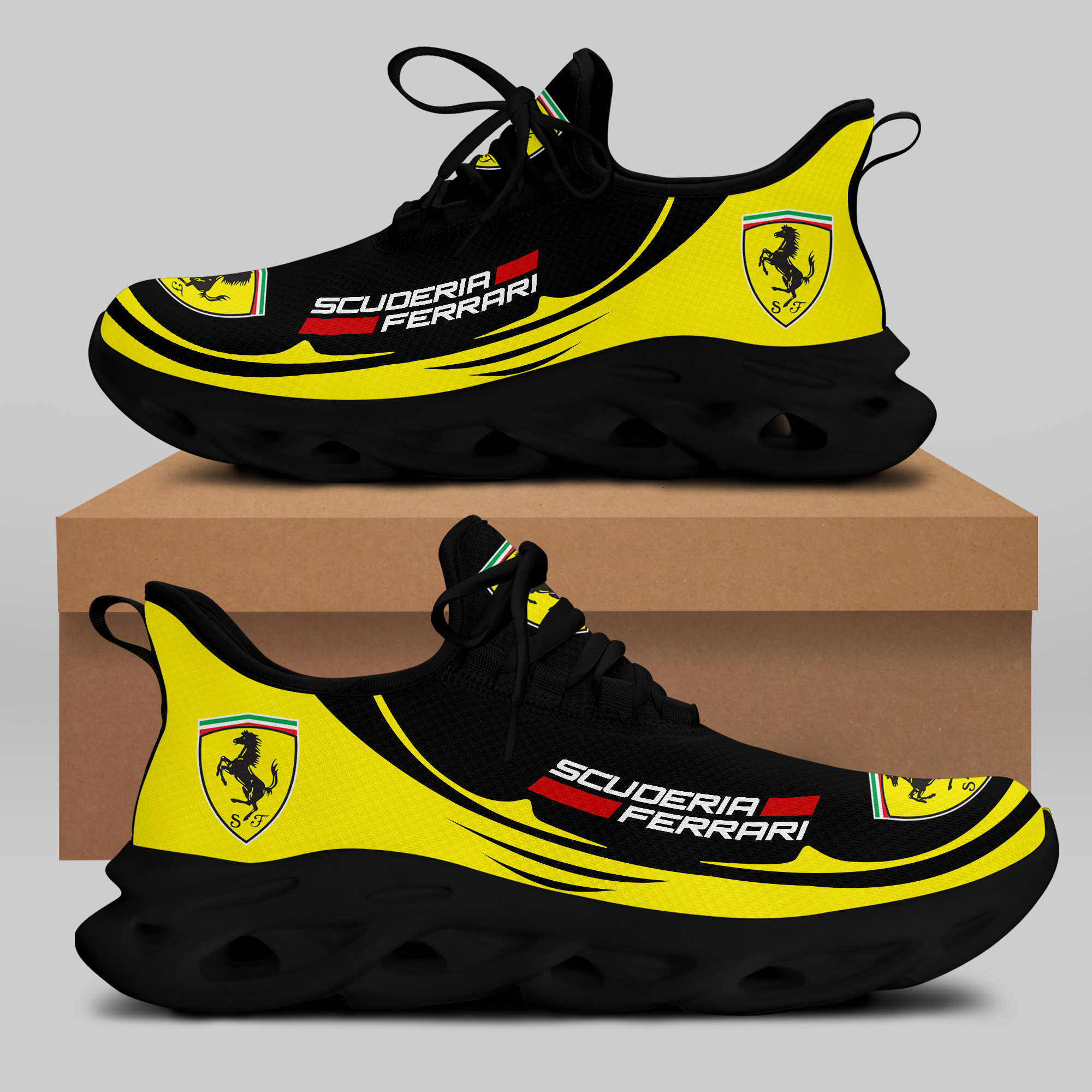 Ferrari Sneaker Running Shoes Ver 26 - Famjoys Ferrari Sneaker Running Shoes Ver 26 - Famjoys