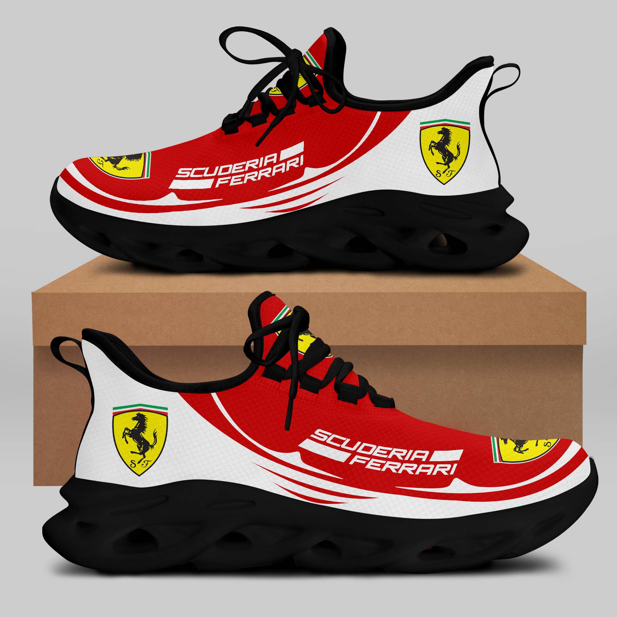 Ferrari Sneaker Running Shoes Ver 27 - Famjoys Ferrari Sneaker Running Shoes Ver 27 - Famjoys
