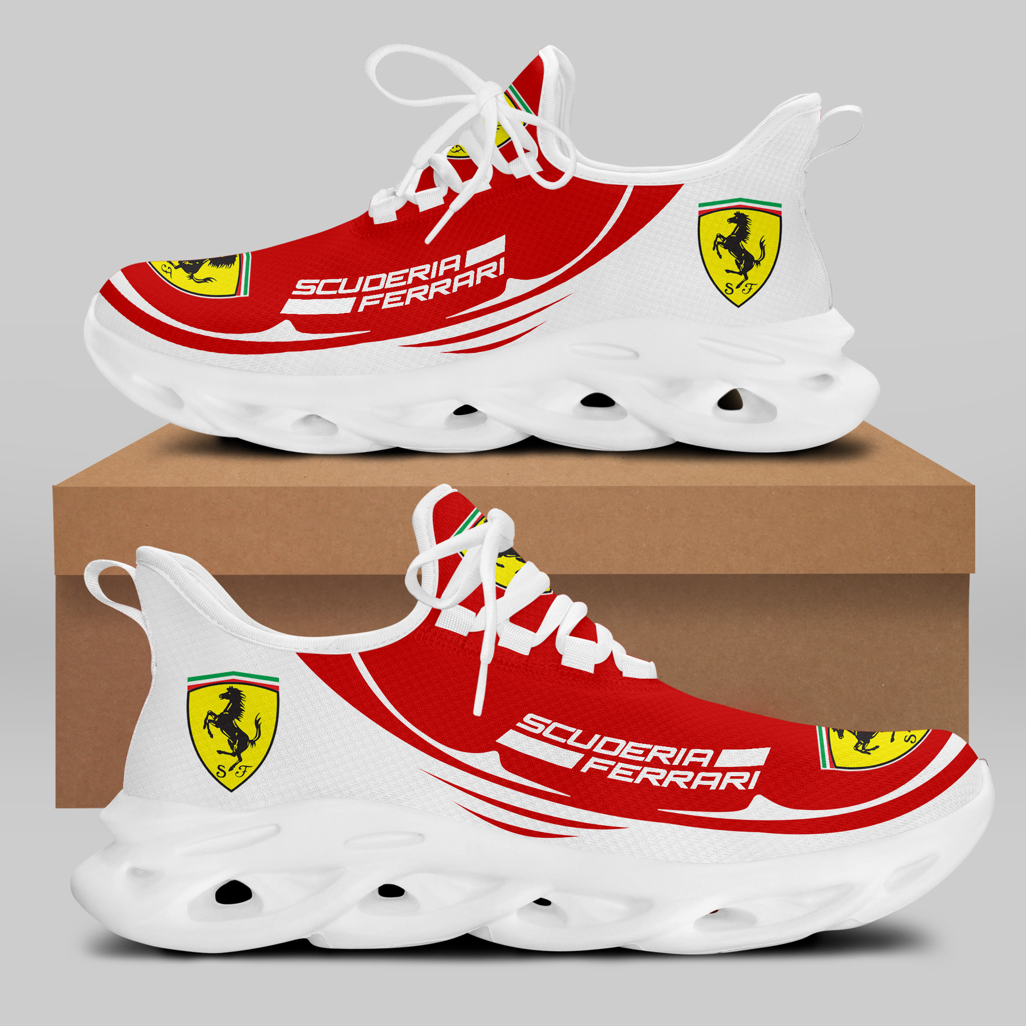 Ferrari Sneaker Running Shoes Ver 27 - Famjoys Ferrari Sneaker Running Shoes Ver 27 - Famjoys