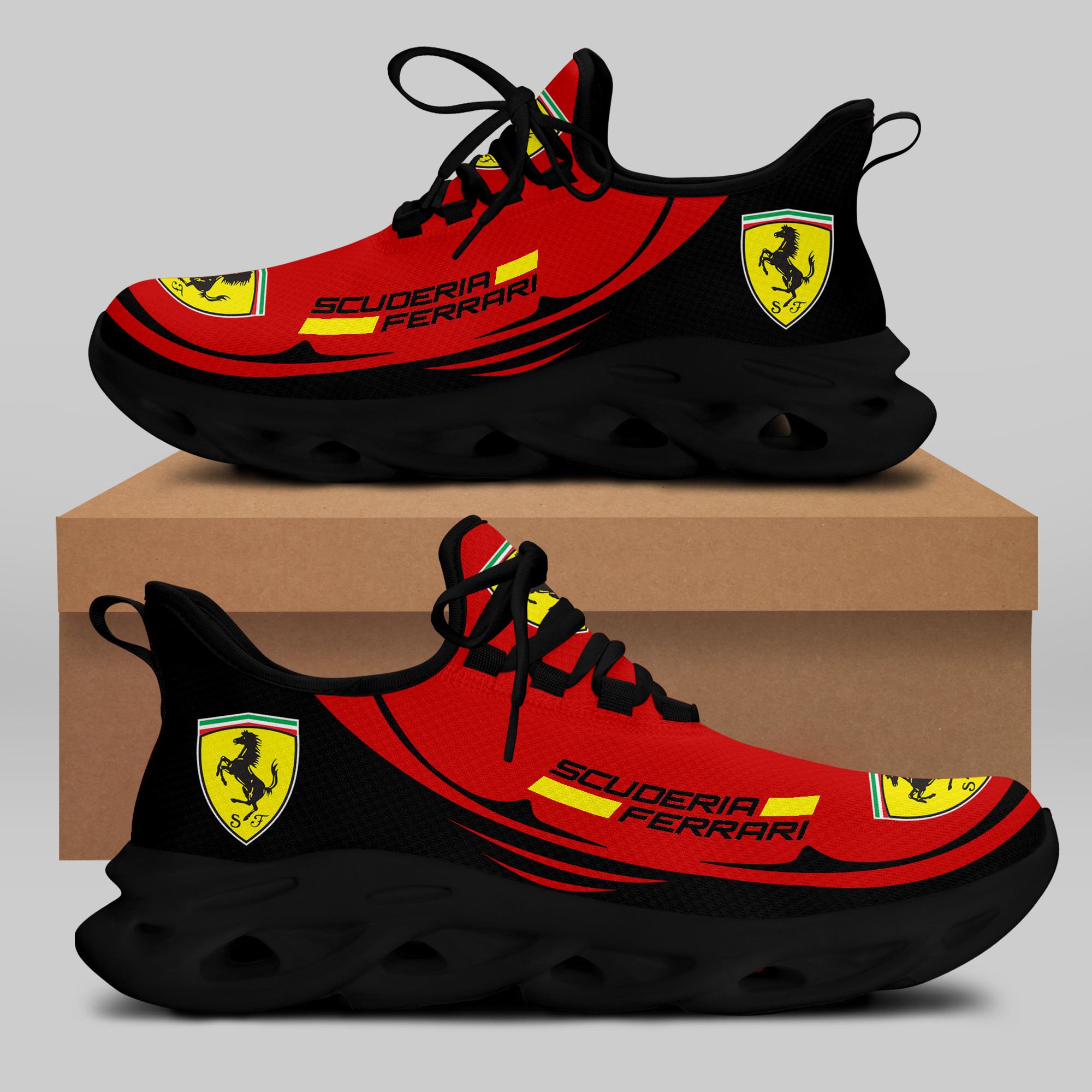 Ferrari Sneaker Running Shoes Ver 29 - Famjoys Ferrari Sneaker Running Shoes Ver 29 - Famjoys
