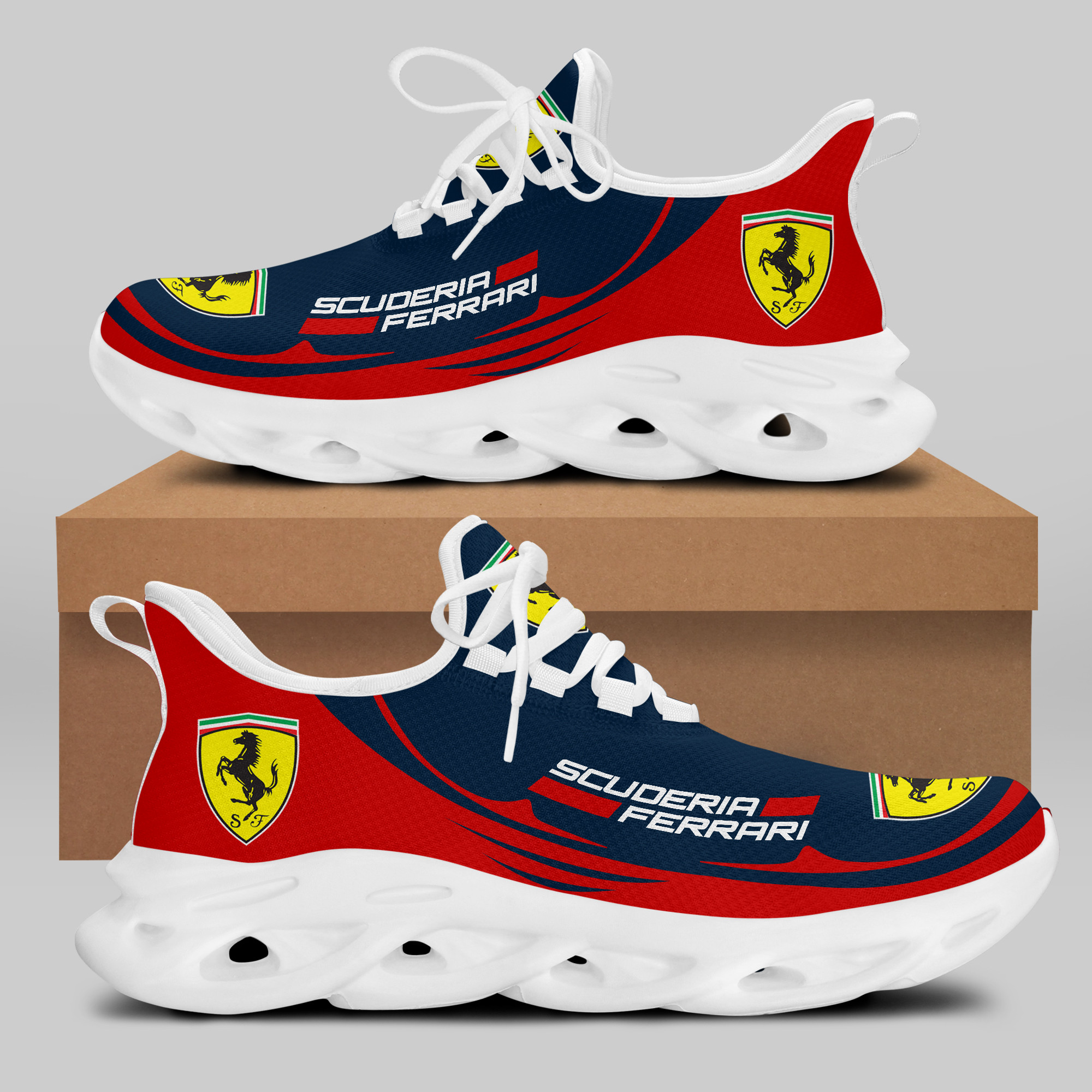 Ferrari Sneaker Running Shoes Ver 30 - Famjoys Ferrari Sneaker Running Shoes Ver 30 - Famjoys