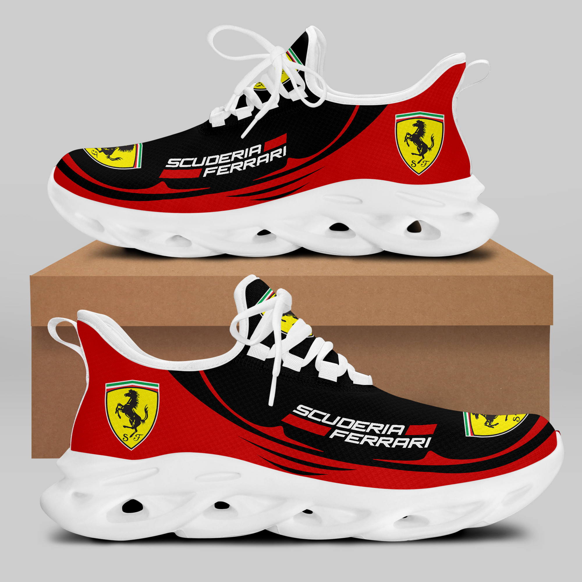 Ferrari Sneaker Running Shoes Ver 31 - Famjoys Ferrari Sneaker Running Shoes Ver 31 - Famjoys