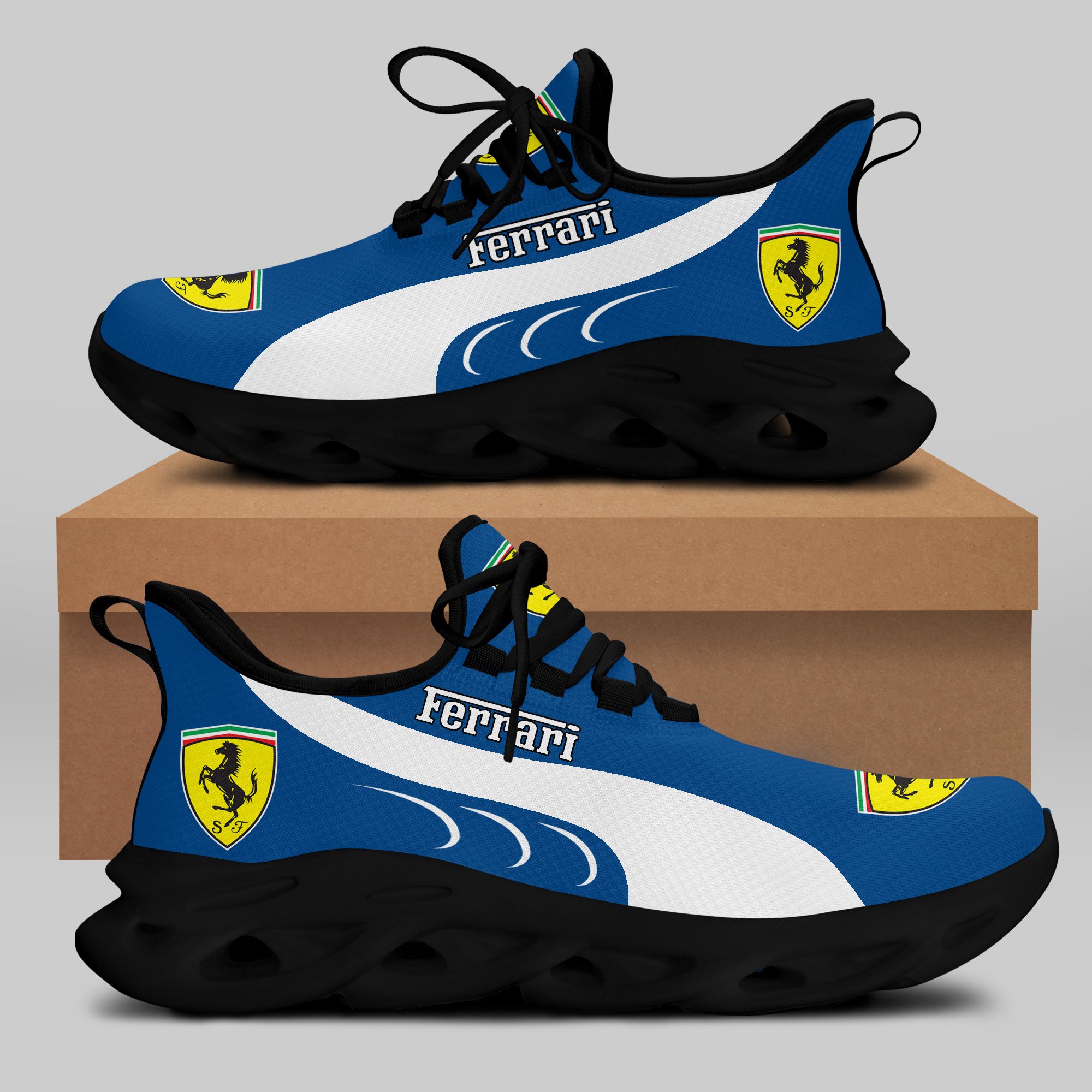 Ferrari Sneaker Running Shoes Ver 4 - Famjoys Ferrari Sneaker Running Shoes Ver 4 - Famjoys