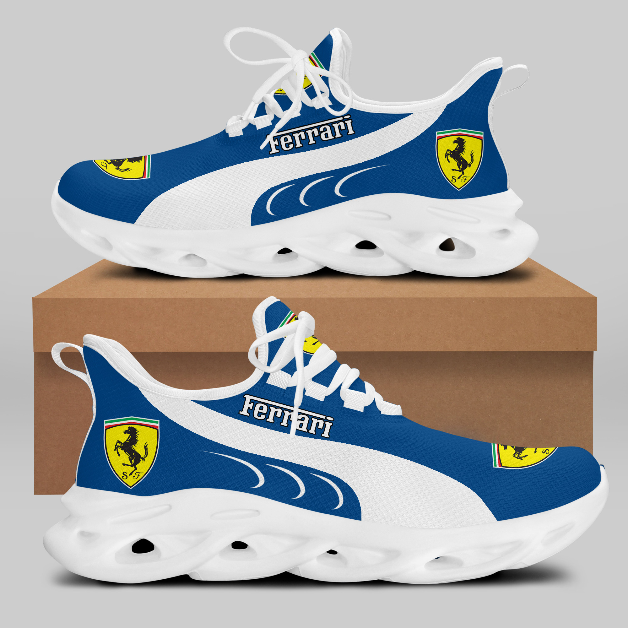 Ferrari Sneaker Running Shoes Ver 4 - Famjoys Ferrari Sneaker Running Shoes Ver 4 - Famjoys