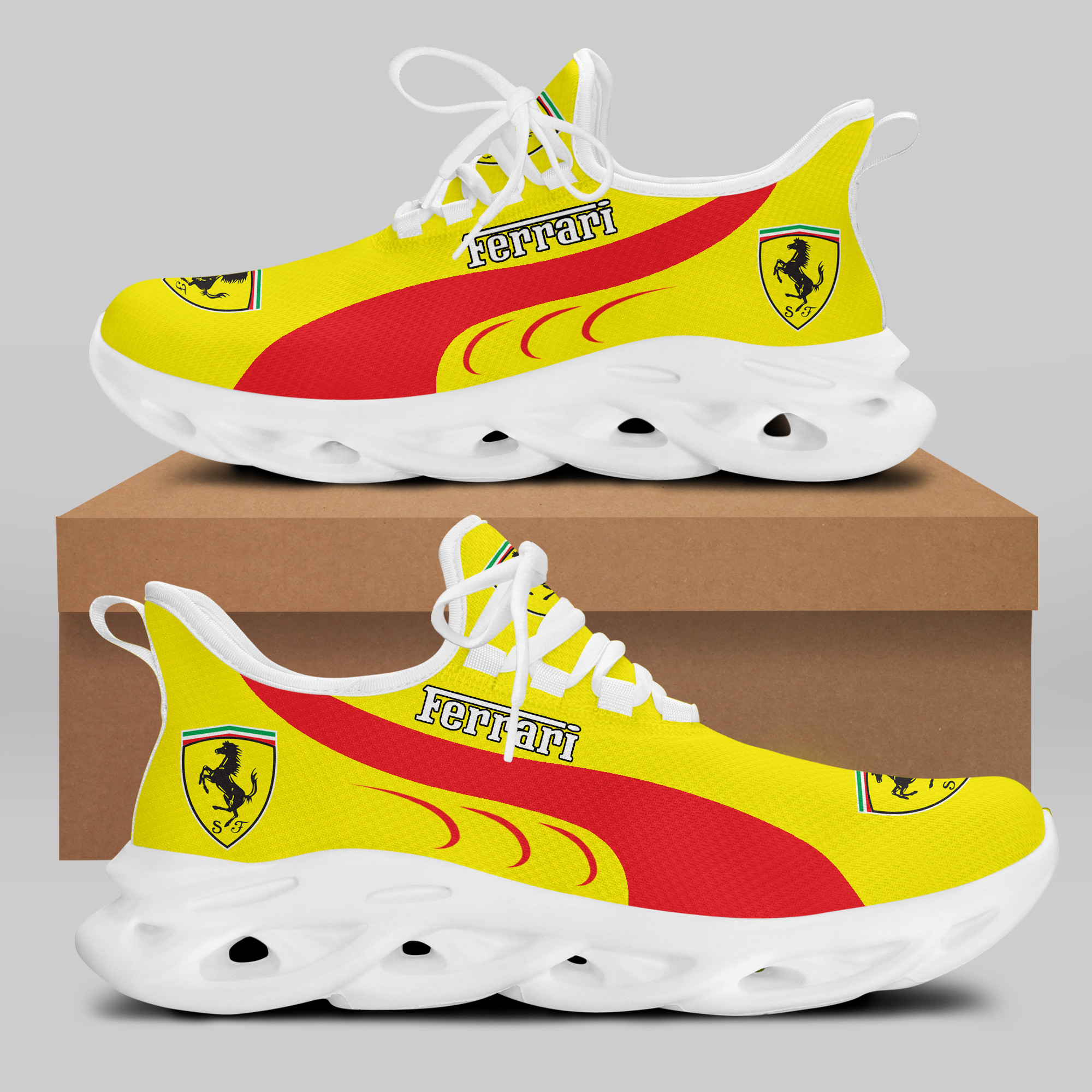 Ferrari Sneaker Running Shoes Ver 5 - Famjoys Ferrari Sneaker Running Shoes Ver 5 - Famjoys