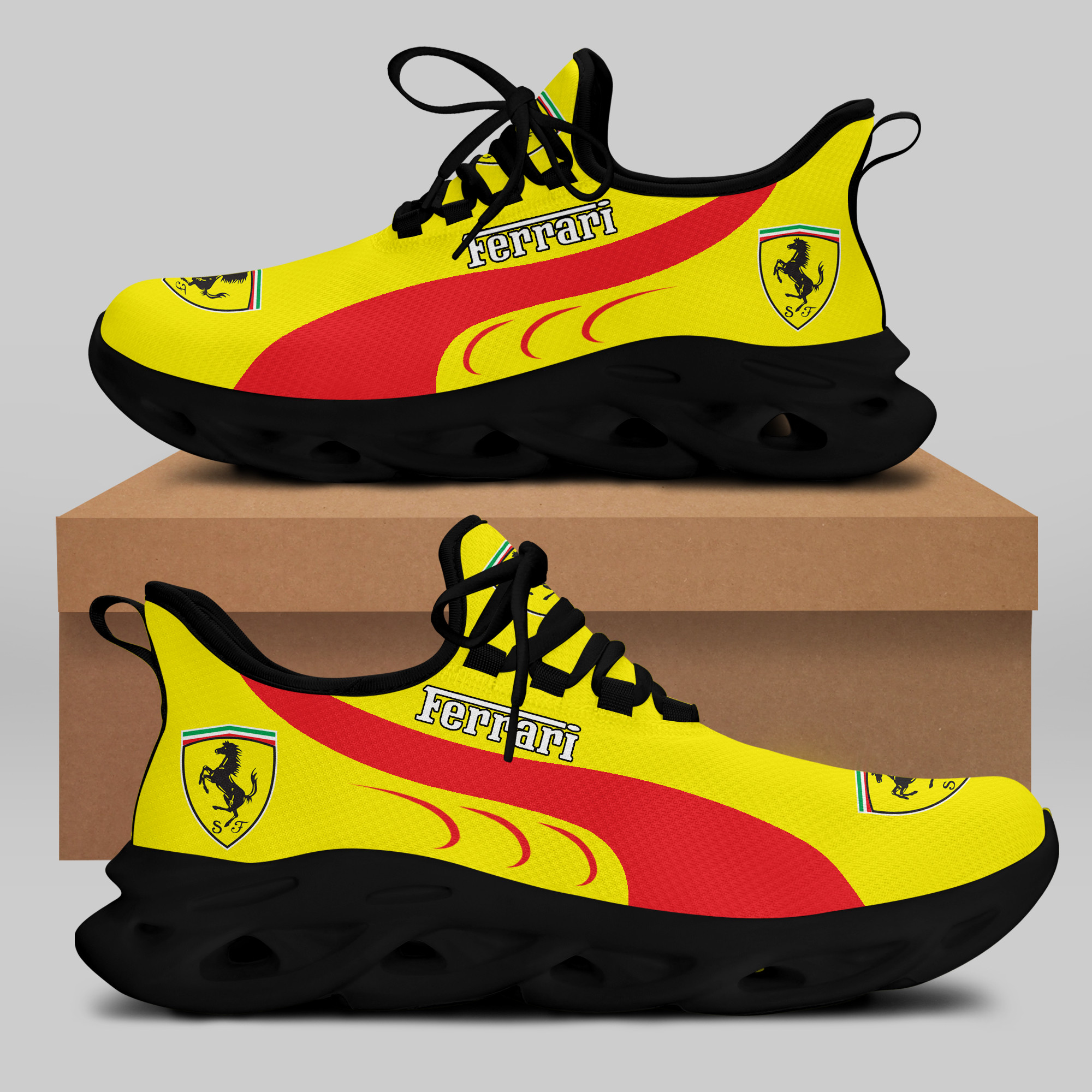 Ferrari Sneaker Running Shoes Ver 5 - Famjoys Ferrari Sneaker Running Shoes Ver 5 - Famjoys