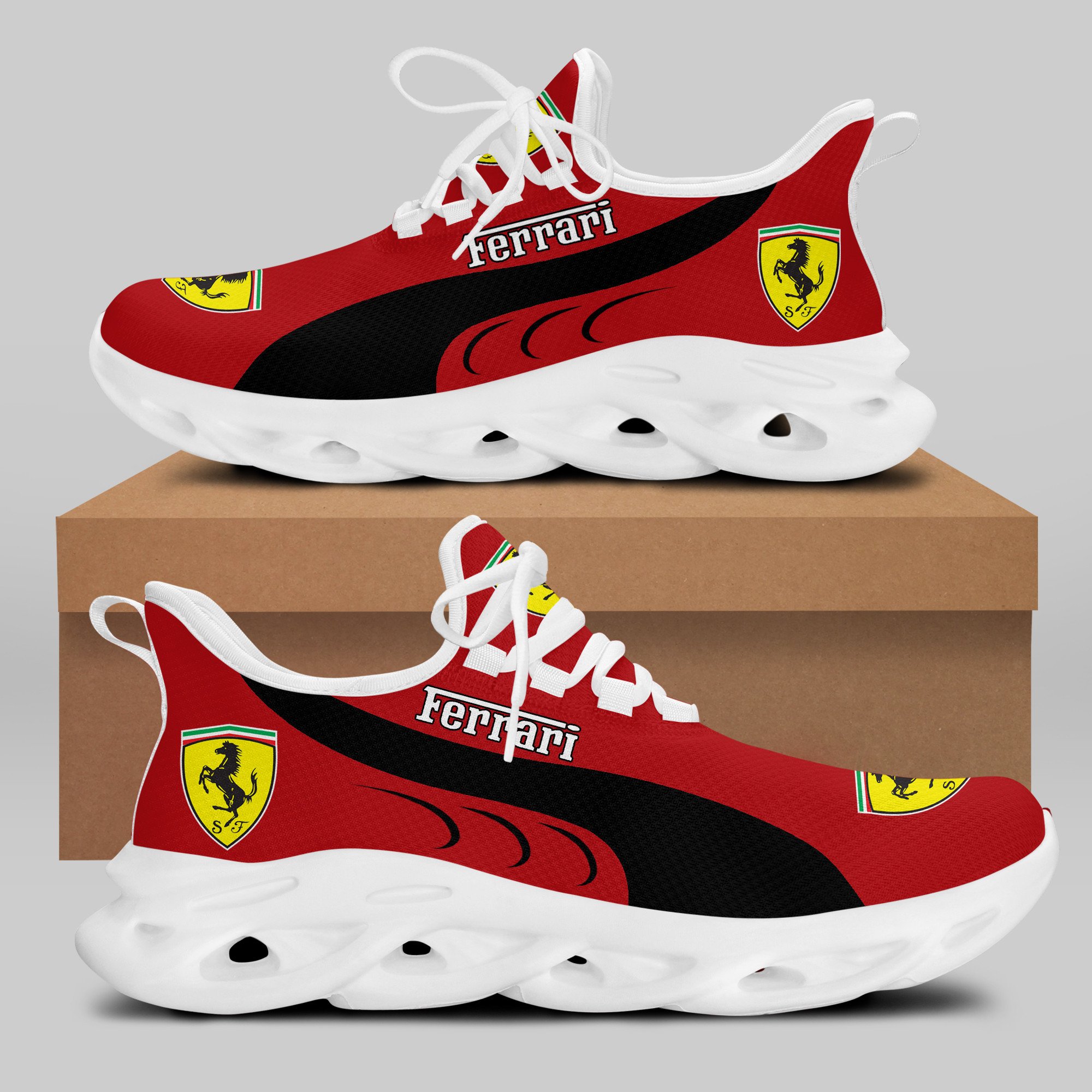 Ferrari Sneaker Running Shoes Ver 7 - Famjoys Ferrari Sneaker Running Shoes Ver 7 - Famjoys