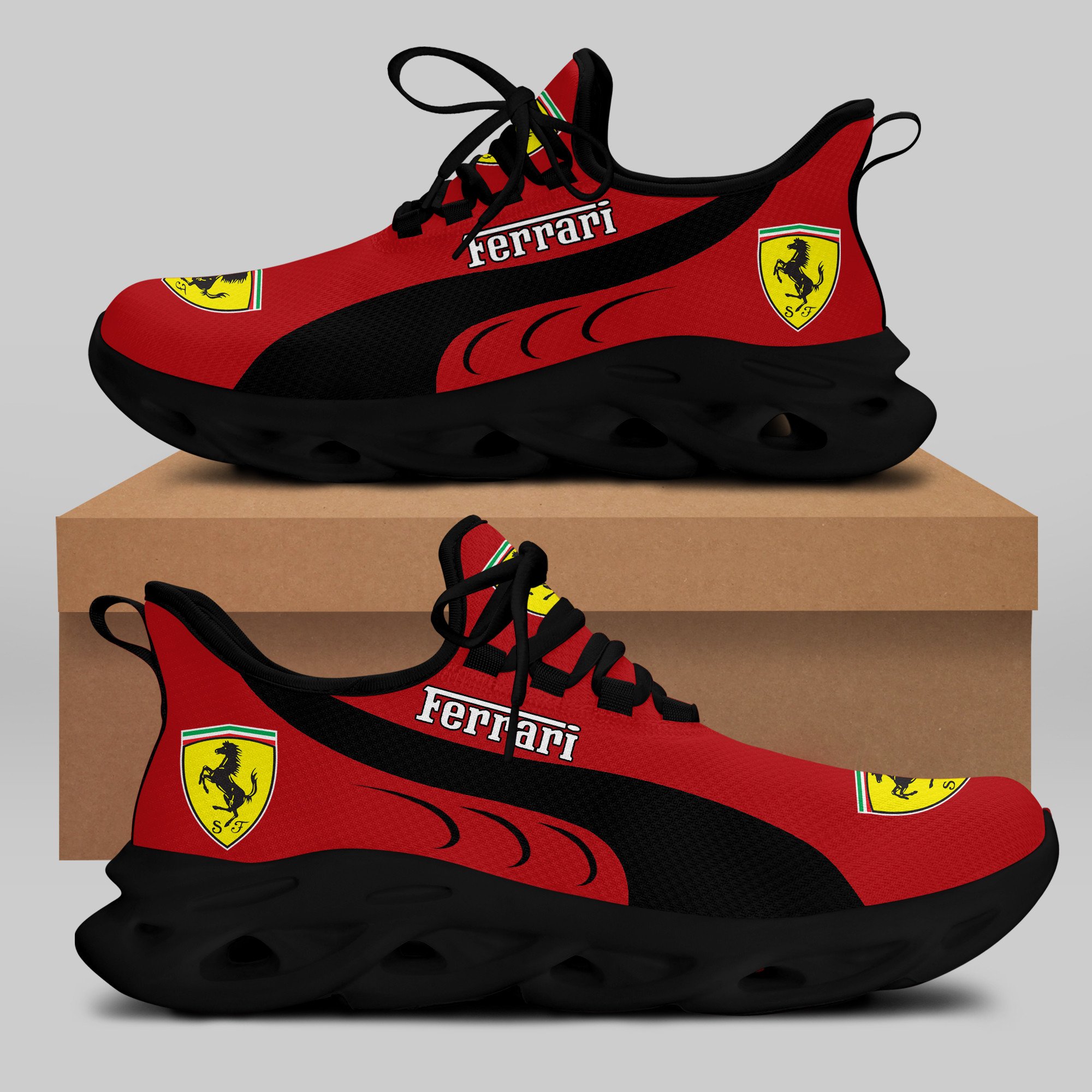 Ferrari Sneaker Running Shoes Ver 7 - Famjoys Ferrari Sneaker Running Shoes Ver 7 - Famjoys