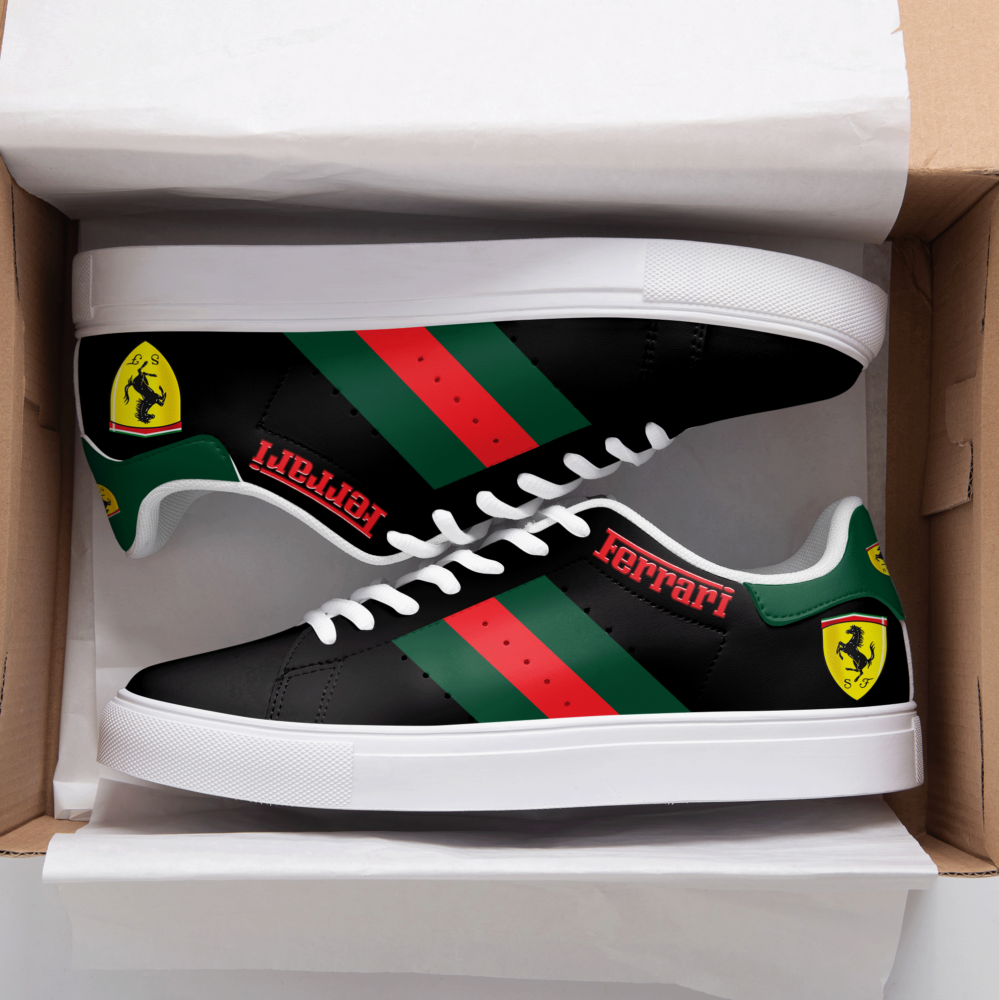 FERRARI Sneakers Shoes Ver 10 - Famjoys FERRARI Sneakers Shoes Ver 10 - Famjoys