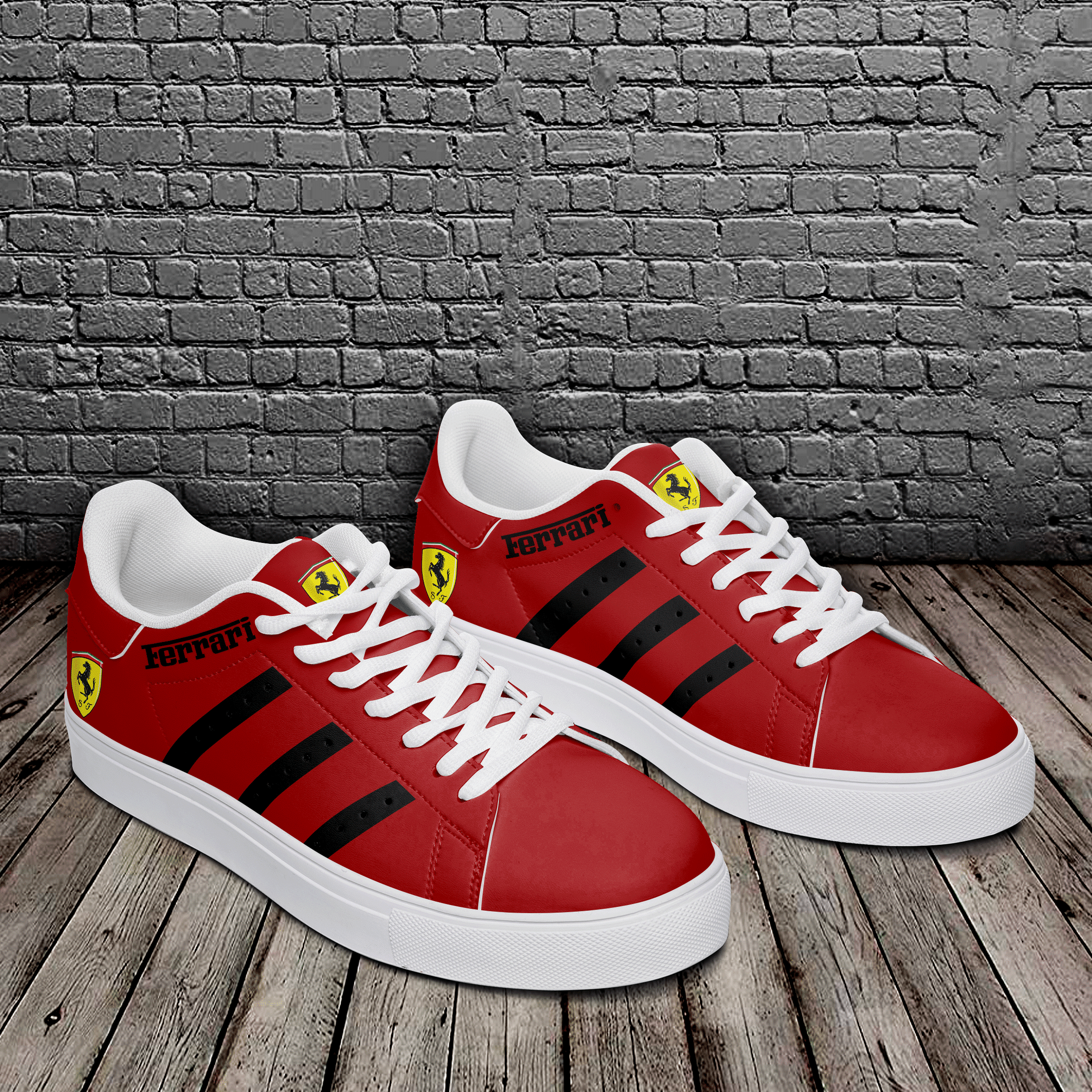 FERRARI Sneakers Shoes Ver 2 - Famjoys FERRARI Sneakers Shoes Ver 2 - Famjoys