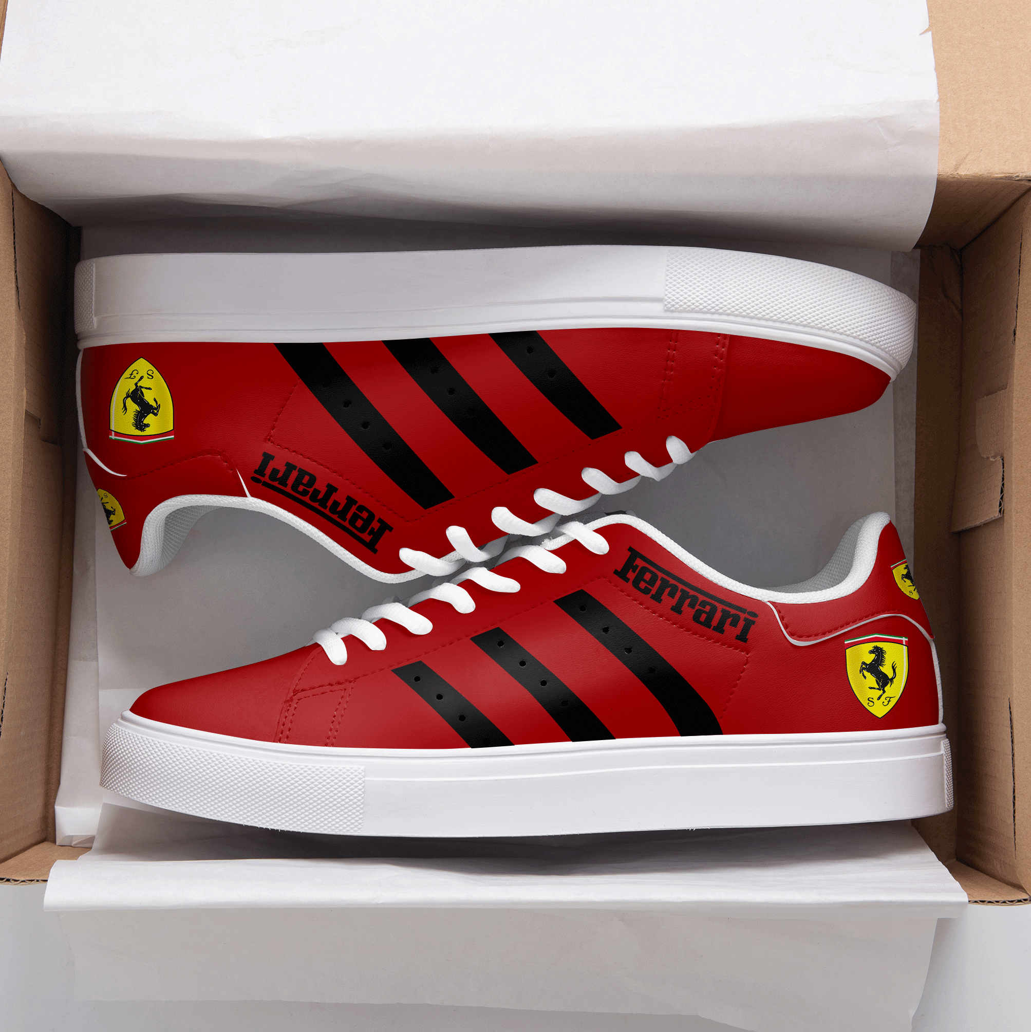 FERRARI Sneakers Shoes Ver 2 - Famjoys FERRARI Sneakers Shoes Ver 2 - Famjoys